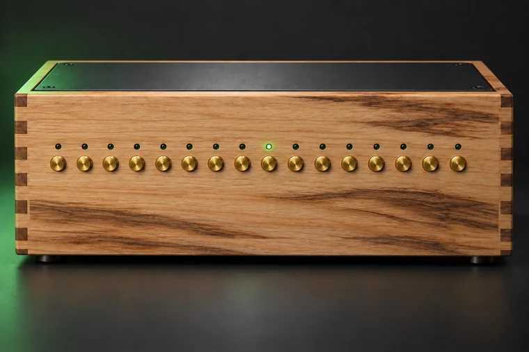 Rasterdeck 16-Input Analog A/V Switcher product illustration