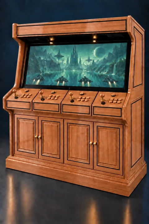 Rasterdeck Four-Player Modular Arcade — product illustration