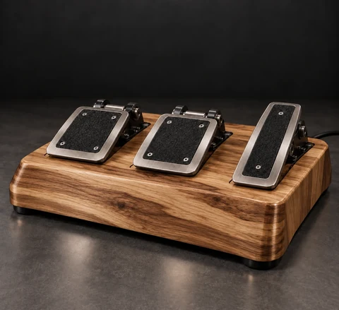 Three-Pedal Racing Platform — product illustration